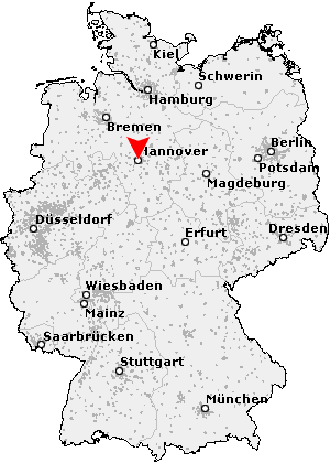 Karte von Hannover