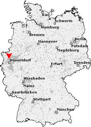 Karte von Duisburg